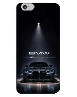 Чехол для iPhone 6 Plus / 6s Plus с картинкой «BMW сквозь ночной город»