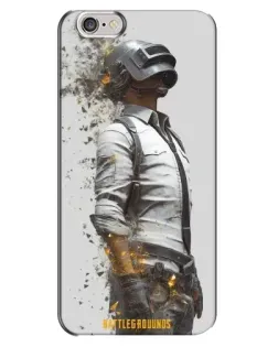 Чохол для iPhone 6 Plus / 6s Plus з картинкою «PUBG — боєць у пилу»