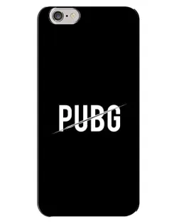 Чехол для iPhone 6 Plus / 6s Plus с картинкой «PUBG — белый логотип»