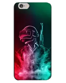 Чехол для iPhone 6 Plus / 6s Plus с картинкой «PUBG — огненный воин»