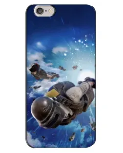 Чехол для iPhone 6 Plus / 6s Plus с картинкой «Десант PUBG — прыжок»