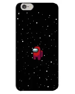 Чехол для iPhone 6 Plus / 6s Plus с картинкой «Красный Among Us»