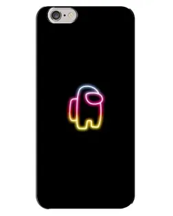 Чехол для iPhone 6 Plus / 6s Plus с картинкой «Among Us градиент»