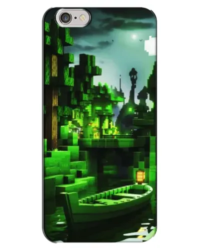 Чохол для iPhone 6 Plus / 6s Plus з картинкою «Minecraft лісовий пейзаж»