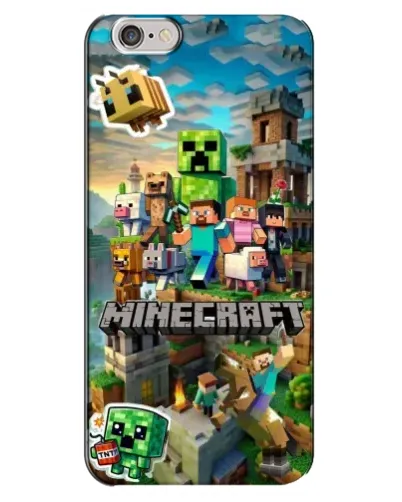 Чохол для iPhone 6 Plus / 6s Plus з картинкою «Замок Minecraft»
