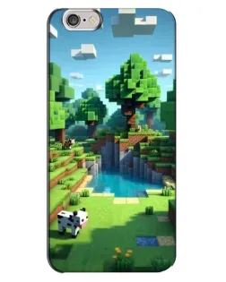 Чохол для iPhone 6 Plus / 6s Plus з картинкою «Minecraft літній день»