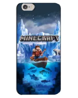 Чохол для iPhone 6 Plus / 6s Plus з картинкою «Minecraft льодянийсвіт»