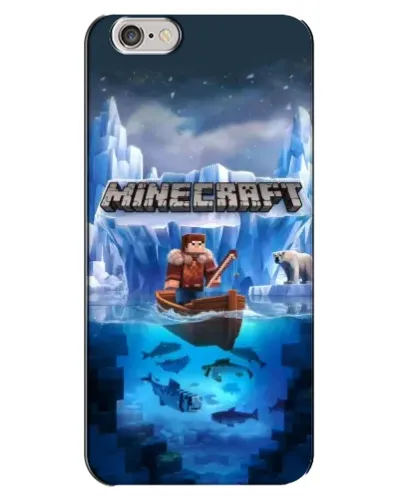 Чохол для iPhone 6 Plus / 6s Plus з картинкою «Minecraft льодянийсвіт»