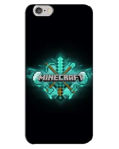 Чохол для iPhone 6 Plus / 6s Plus з картинкою «Minecraft Diamond лого»