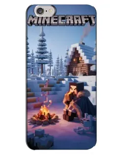 Чохол для iPhone 6 Plus / 6s Plus з картинкою «Зимовий Minecraft»