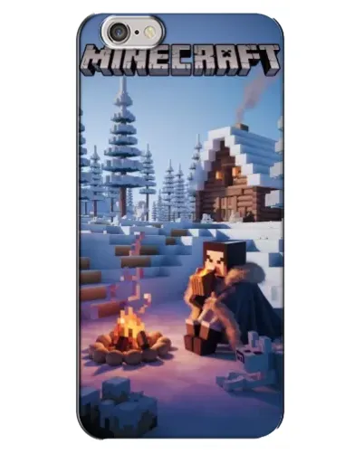 Чохол для iPhone 6 Plus / 6s Plus з картинкою «Зимовий Minecraft»
