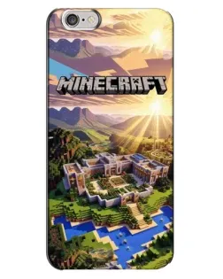 Чохол для iPhone 6 Plus / 6s Plus з картинкою «Minecraft панорама»