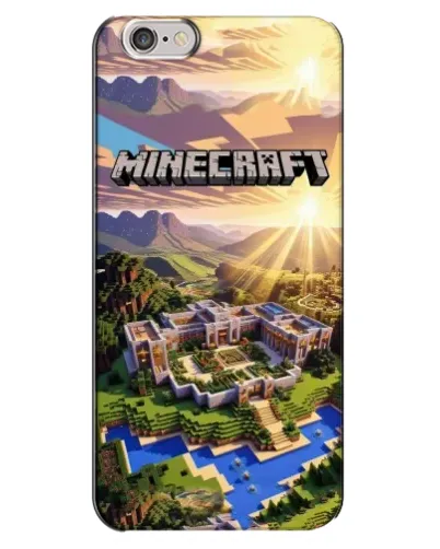 Чохол для iPhone 6 Plus / 6s Plus з картинкою «Minecraft панорама»