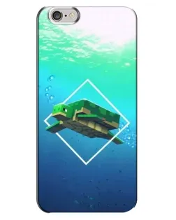 Чохол для iPhone 6 Plus / 6s Plus з картинкою «Черепаха Minecraft»