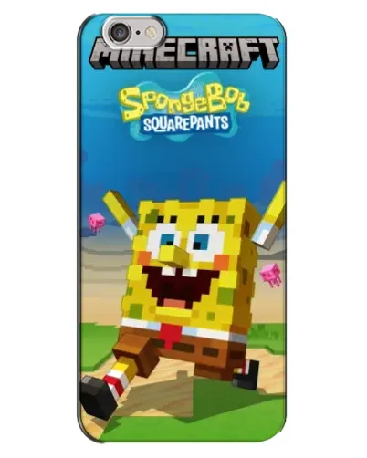 Чохол для iPhone 6 Plus / 6s Plus з картинкою «Губка Боб Minecraft» Чохол для iPhone 6 Plus / 6s Plus з картинкою «Губка Боб Minecraft»