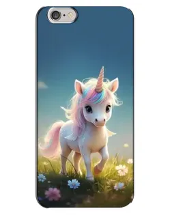 Чохол для iPhone 6 Plus / 6s Plus з картинкою «Єдиноріг на галявині»