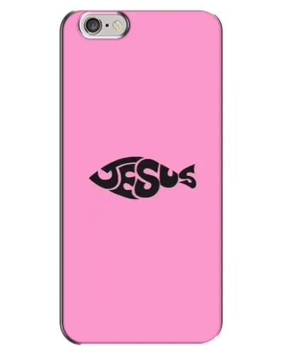 Чохол для iPhone 6 Plus / 6s Plus з картинкою «Рожевий символ Jesus»
