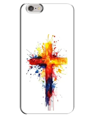 Чохол для iPhone 6 Plus / 6s Plus з картинкою «Акварельний хрест»