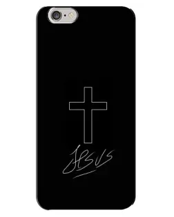 Чохол для iPhone 6 Plus / 6s Plus з картинкою «Графічний хрест Jesus»