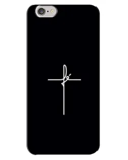 Чохол для iPhone 6 Plus / 6s Plus з картинкою «Тонкий хрест»