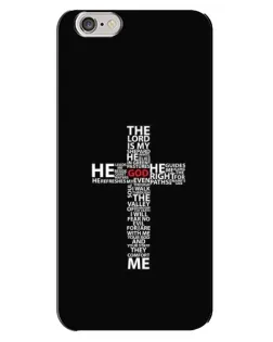 Чохол для iPhone 6 Plus / 6s Plus з картинкою «Текстовий хрест»