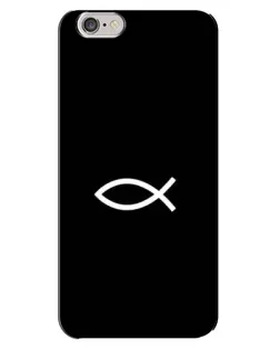 Чохол для iPhone 6 Plus / 6s Plus з картинкою «Символ риби Jesus»
