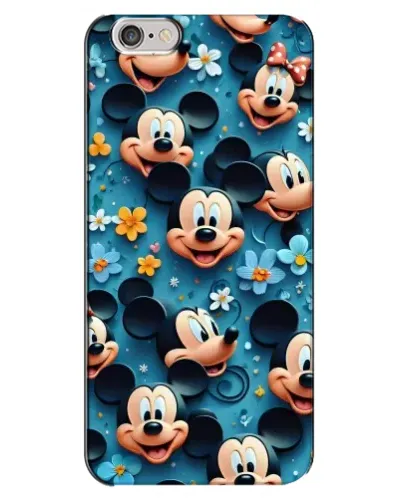 Чехол для iPhone 6 Plus / 6s Plus с картинкой «Паттерн Микки и Минни»