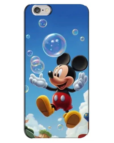 Чехол для iPhone 6 Plus / 6s Plus с картинкой «Mickey и мыльные пузыри»