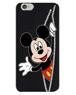 Чехол для iPhone 6 Plus / 6s Plus с картинкой «Микки раздвигает стены»