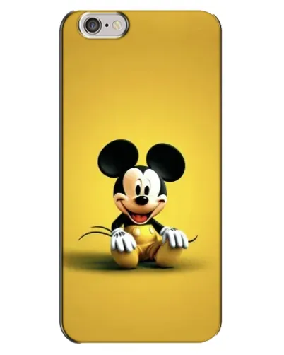 Чехол для iPhone 6 Plus / 6s Plus с картинкой «Микки на желтом»