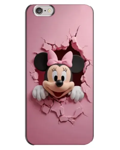 Чехол для iPhone 6 Plus / 6s Plus с картинкой «Минни сквозь стену»