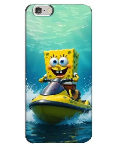 Чохол для iPhone 6 Plus / 6s Plus з картинкою «Спанч Боб на гідроциклі» Чохол для iPhone 6 Plus / 6s Plus з картинкою «Спанч Боб на гідроциклі»