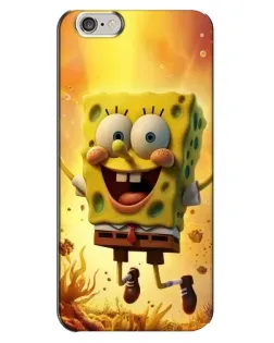 Чохол для iPhone 6 Plus / 6s Plus з картинкою «Губка Боб стрибає»