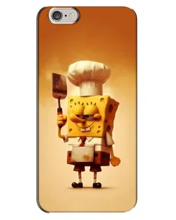 Чохол для iPhone 6 Plus / 6s Plus з картинкою «Губка Боб кухар»