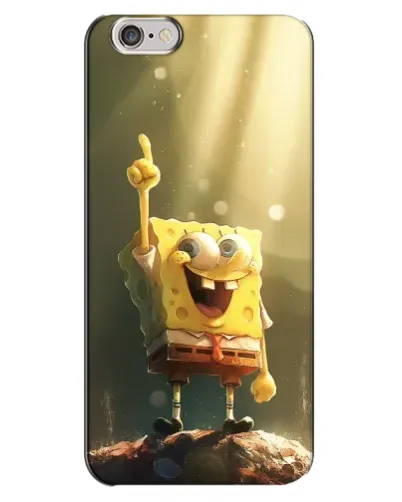 Чохол для iPhone 6 Plus / 6s Plus з картинкою «Сяючий Спанч Боб» Чохол для iPhone 6 Plus / 6s Plus з картинкою «Сяючий Спанч Боб»