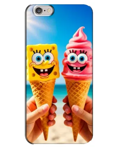 Чохол для iPhone 6 Plus / 6s Plus з картинкою «Спанч Боб морозиво» Чохол для iPhone 6 Plus / 6s Plus з картинкою «Спанч Боб морозиво»