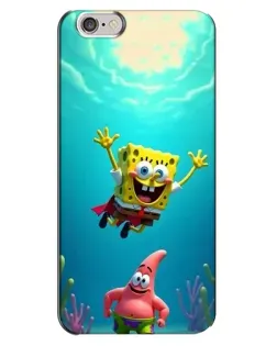 Чохол для iPhone 6 Plus / 6s Plus з картинкою «Спанч Боб під водою»