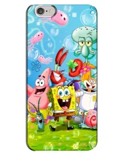 Чохол для iPhone 6 Plus / 6s Plus з картинкою «Губка Боб та друзі»