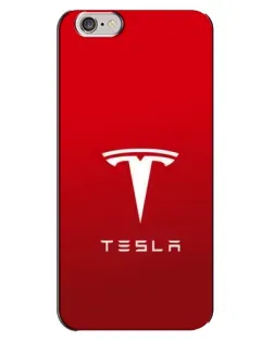 Чохол для iPhone 6 Plus / 6s Plus з картинкою «Tesla Red Classic»