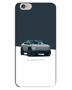 Чохол для iPhone 6 Plus / 6s Plus з картинкою «Сріблястий Cybertruck Tesla»