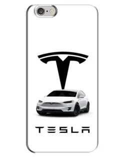 Чохол для iPhone 6 Plus / 6s Plus з картинкою «Tesla White Style»
