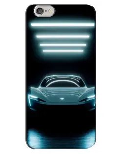 Чохол для iPhone 6 Plus / 6s Plus з картинкою «Tesla в неоні»