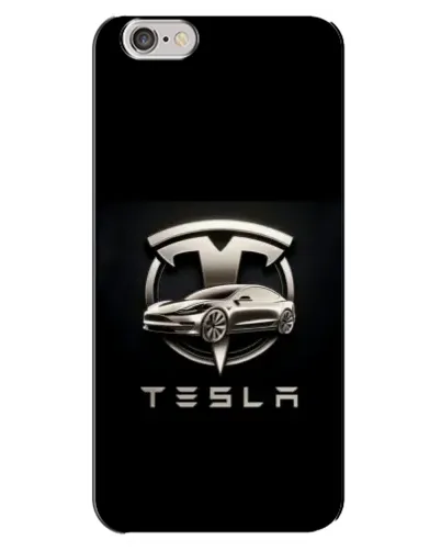 Чохол для iPhone 6 Plus / 6s Plus з картинкою «Tesla — срібне авто» Чохол для iPhone 6 Plus / 6s Plus з картинкою «Tesla — срібне авто»