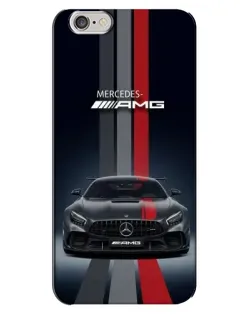 Чехол для iPhone 6 Plus / 6s Plus с картинкой «Mercedes — белый карбон» Чехол для iPhone 6 Plus / 6s Plus с картинкой «Mercedes — белый карбон»