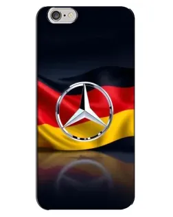 Чохол для iPhone 6 Plus / 6s Plus з картинкою «Mercedes — прапор Німеччини»
