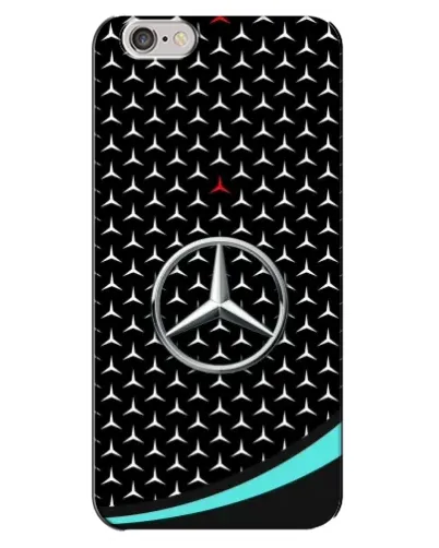 Чохол для iPhone 6 Plus / 6s Plus з картинкою «Mercedes — бірюзовий акцент»