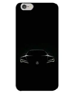 Чехол для iPhone 6 Plus / 6s Plus с картинкой «Mercedes — силуэт авто»