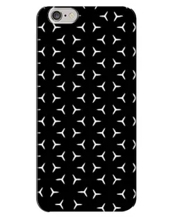 Чехол для iPhone 6 Plus / 6s Plus с картинкой «Mercedes паттерн звезд»