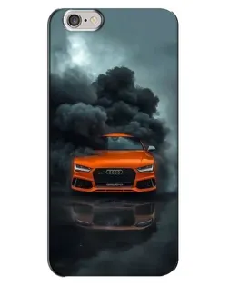 Чохол для iPhone 6 Plus / 6s Plus з картинкою «Audi у хмарах диму»