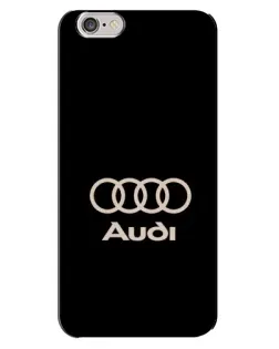 Чохол для iPhone 6 Plus / 6s Plus з картинкою «Audi — золотий логотип»
